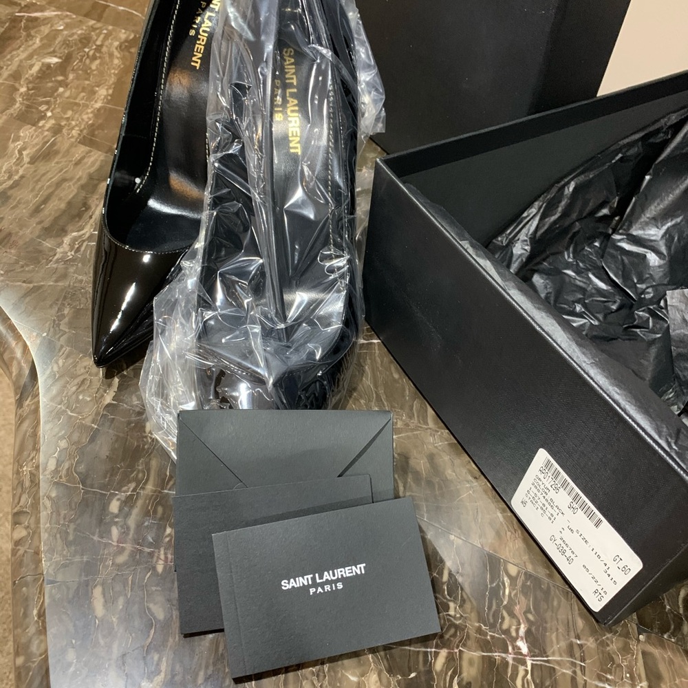 Saint Laurent Heels(Blk Patent Leather) - Picture 4 of 4